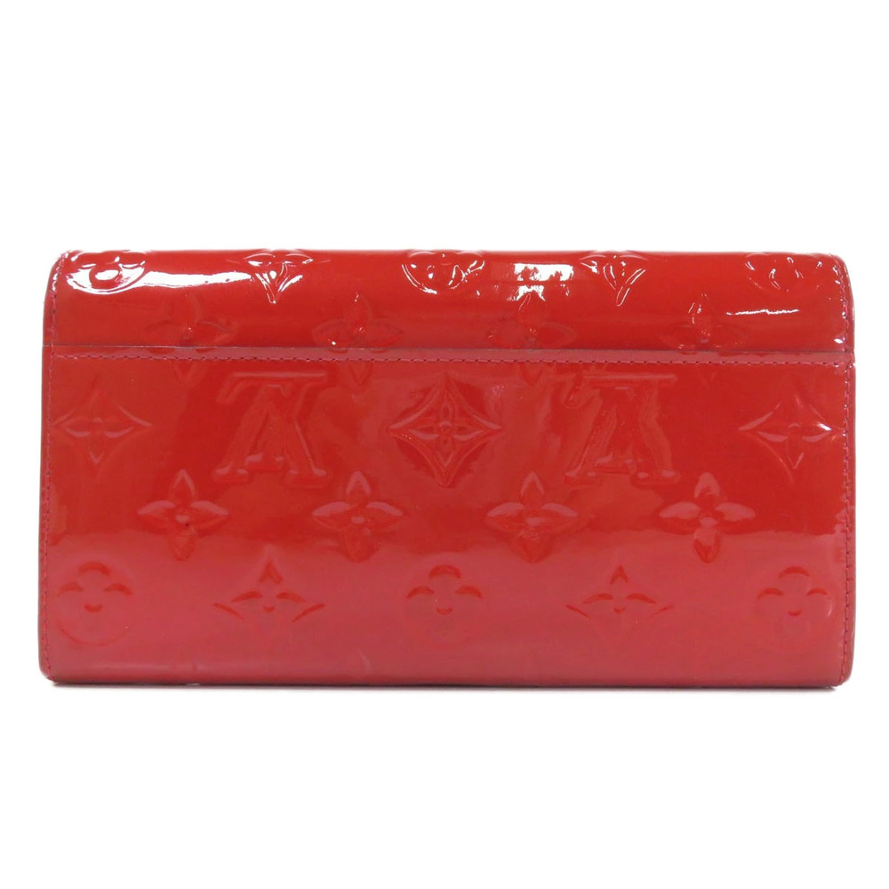Louis Vuitton Wallet Long coin Portefeuille Vernis Sarah purse Black